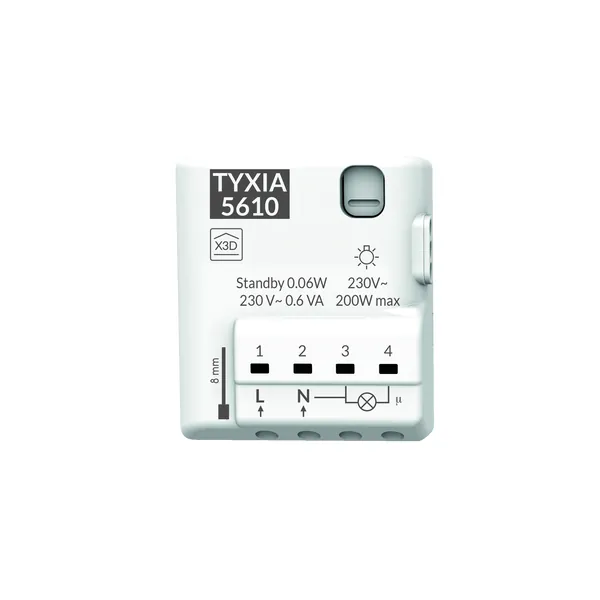 Tyxia 5610 — récepteur radio pour commande marche/arrêt d'éclairage — photo 1